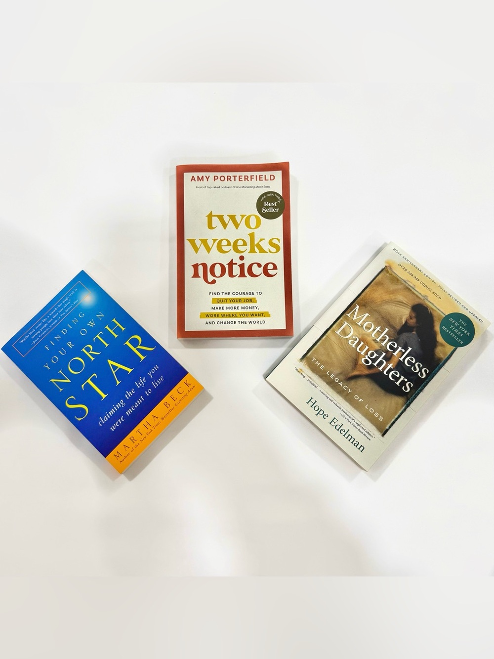 Book Bundle| Finding your own North Star, Two Weeks Notice, Motherless Daughters